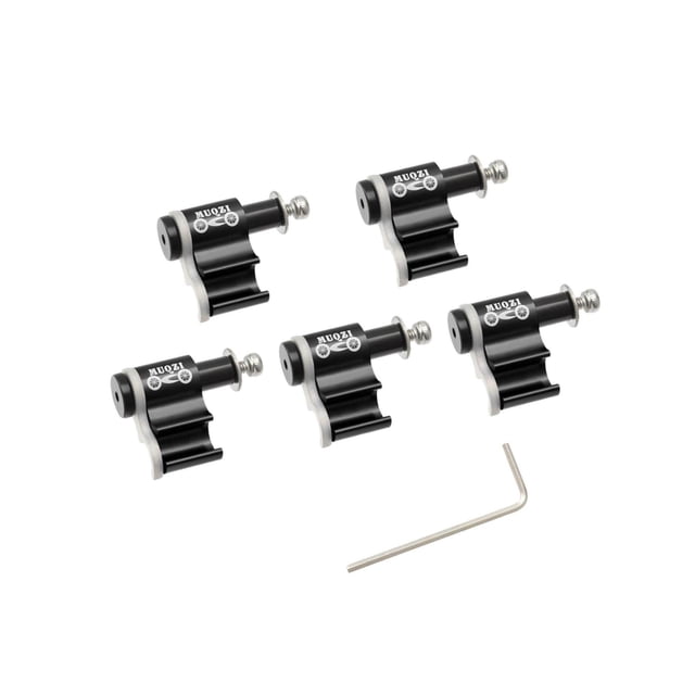 Bike Cable Guide Hydraulic Brake Line Holder Hose Wire Buckle Bike Clips Clamps Black