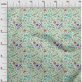 thumbnail image 3 of oneOone Cotton Poplin Turquoise Blue Fabric Tool Fabric For Sewing Printed Craft Fabric By The Yard 42 Inch Wide, 3 of 4