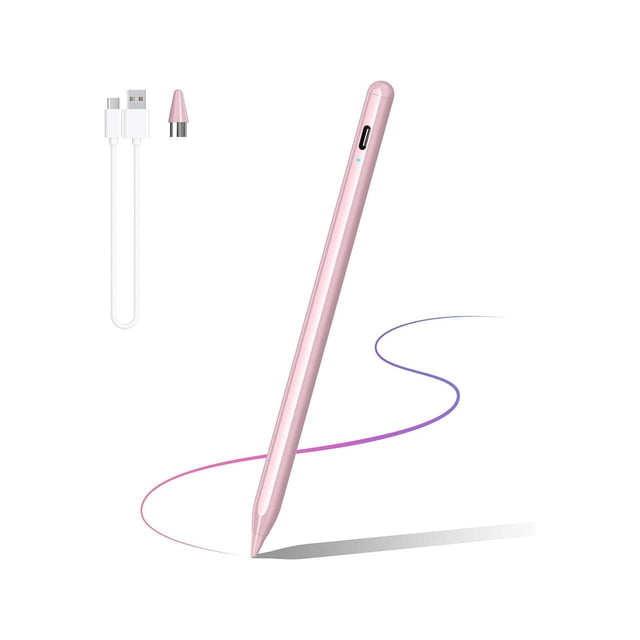 Stylus Pen, Active Stylus Pen Compatible for iOS and Android Touchscreens/Phones, Rechargeable Stylus Pen with Dual Touch Screen, Stylus Pencil for Apple iPad/iPhone/Android/Samsung Tablet