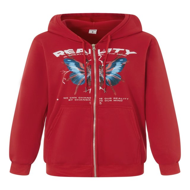 Manteau à Capuche Décontracté d'Halloween pour Femmes, Manches Longues, Imprimé Ailes d'Araignée, Chandail à Capuche à Fermeture à Glissière avec Poches