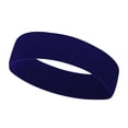 thumbnail image 1 of XASZHN Workout Headbands for Women Yoga Running Sport Non Slip Navy_003 One Size, 1 of 2