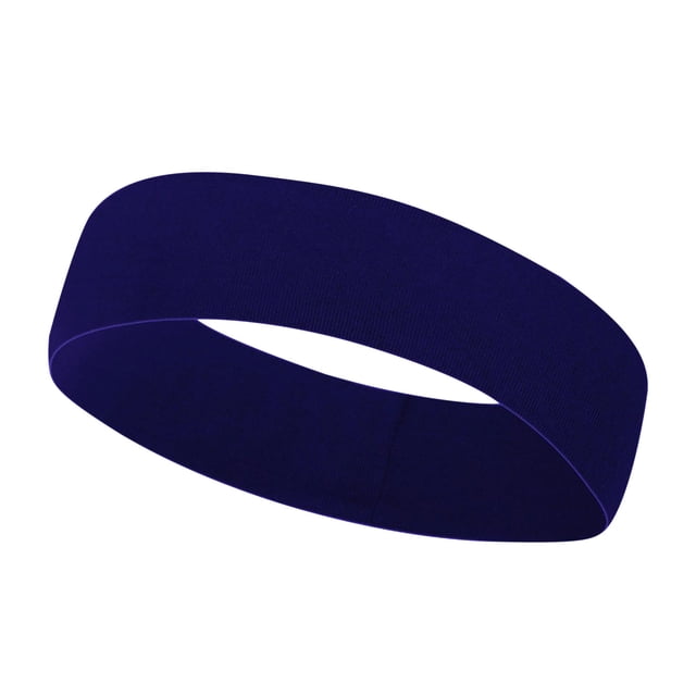 XASZHN Workout Headbands for Women Yoga Running Sport Non Slip Navy_003 One Size