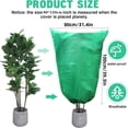 thumbnail image 2 of B Cover Tree Shrub Protecting Bag Protection Yard Garden Winter Non Woven Fabric Material Antifreeze Cover With Drawstring Zipper White Color Size 31.50X39.37 Inches, 2 of 8