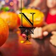 thumbnail image 4 of Spider Halloween Decoration Hang Tag Set with 26 Iron Letters 5.3 cm x 9 cm, Black Rope Included, 4 of 4