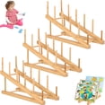 thumbnail image 1 of Qenwkxz 3PCS Wooden Puzzle Storage Rack Jigsaw Puzzle Holder Rack for Puzzle Easel Board Easy to Install Wood Puzzle Display Stand Puzzle Rack Organizer for Adults Craft Collection Lovers, 1 of 7