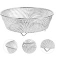 thumbnail image 4 of Miangastore Stainless Steel Air Fryer Racks Baking Rack Dehydrator Rack Meat Skewers Basket Oven Air Fryer Basket Air Fryer Accessories Silver, 4 of 9