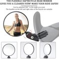 thumbnail image 3 of Bike Mirror Bar End Bicycle Rear View Mirror Bicycle Wide Angle Rear View Mirrors 360°Adjustable Lens Bike Mirrors, 3 of 4