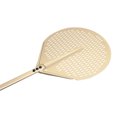 thumbnail image 1 of GI Metal AV-41F/180 Gold 16" Anodized Aluminum Round Perforated Pizza Peel with 70" Handle, 1 of 1
