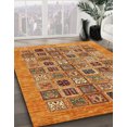 thumbnail image 2 of Ahgly Company Indoor Rectangle Abstract Orange Oriental Area Rugs, 4' x 6', 2 of 6