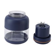 Portable Blender, 800ml Electric Fruit Machine Mini Cordless Juicer Mixer Cup Large Capacity Blender Cup Powerful Blending Leakproof Blender Cup for Summer Fruit Drinking