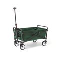 thumbnail image 4 of Seina Heavy Duty Compact Folding 150 Pound Capacity Utility Cart, Green (2 Pack), 4 of 8