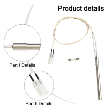 Feimier Hot Rod Ignitor Kit 200W 23.6\" for Wood Pellet Grills, Stainless Steel Heating Element, Fast 3-5 Min Ignition, Replacement Starter for Pit Boss and Other Brands