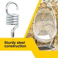 thumbnail image 4 of EASTIN 1Pc Porch Swing Spring Heavy Duty Ceiling Mount Hammock Hanging Hook Hanger Hardware Replacement Part Garden Furniture Backyard, 4 of 8