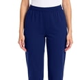 thumbnail image 4 of RKSTN Womens Scrub Pants Solid Color Mid Rise Stretch Waistband Lightweight Pull on Scrubs Pant with Multiple Pockets, 4 of 4