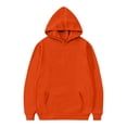 thumbnail image 4 of FAOWME Chandail à Capuchon Fille Manches Longues Sweat à Capuche Graphique Mignon Orange 5-6 Ans, 4 of 5