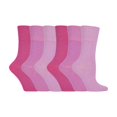 thumbnail image 1 of Gentle Grip - 6 Pairs Ladies Gentle Grip Non Elastic Crew Socks, 1 of 2