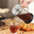 thumbnail image 1 of Dvkptbk Cold Extraction Pot 350ml/600ml Glass Hand Pump Milk Frother with Handle and Scale Kitchen Gadgets, 1 of 3
