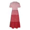 thumbnail image 5 of Robes pour Femmes Robe Imprimée à Manches Courtes et Col Rond, 5 of 5
