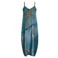 thumbnail image 4 of Lenago Robes de Mariée Grande Taille pour Femme Été Imprimé Sans Manches Col Rond Aguichant Robe d'Été Décontractée Fluide Robe de Plage en Liquidation, 4 of 5
