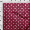 thumbnail image 2 of oneOone Organic Cotton Poplin Twill Fabric Floral Block Print Sewing Fabric BTY 42 Inch Wide, 2 of 4