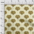 thumbnail image 1 of oneOone Cotton Poplin Fabric Animal Face Block Print Sewing Fabric BTY 42 Inch Wide, 1 of 4