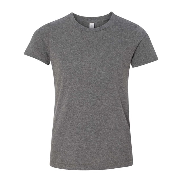 Bella Canvas Jersey Short-Sleeve Tee 3001Y, L, Deep Heather