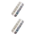 thumbnail image 1 of Shengyu 1 Bag Glass Crystal Eye-catching Easy to Paste Nail Rhinestones DIY Handcraft Different Styles Sweet Gift for Mobile Phone Type 1 WhiteAB and Mixed AB 2PCS, 1 of 6