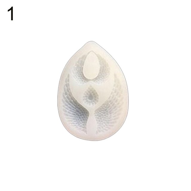 Opolski Silicone Mold Angle Wing Mirror Mould DIY Craft Jewelry Epoxy Resin Mold Tool
