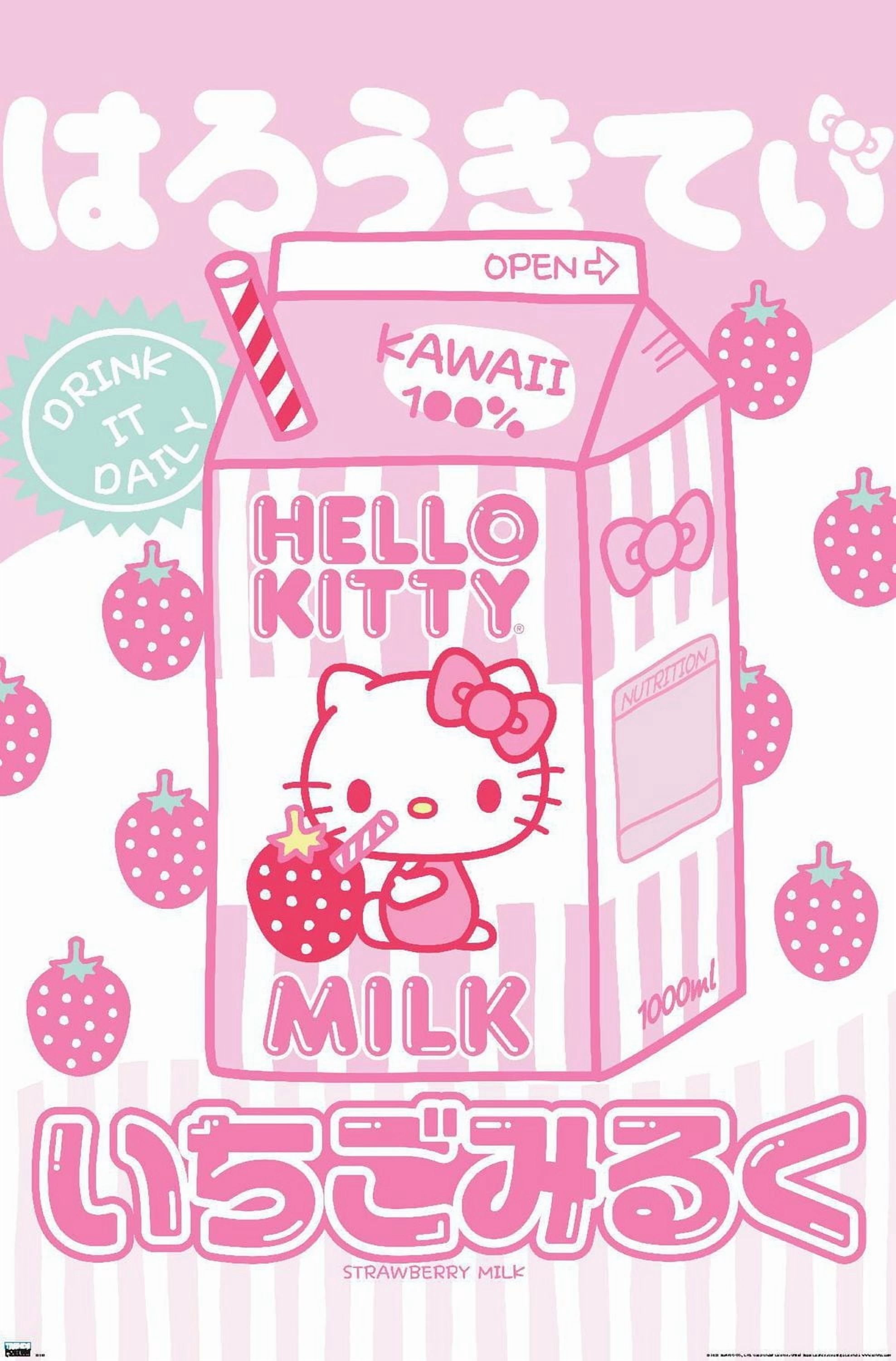 Hello Kitty: 20 Kawaii Tokyo -  Milk Wall Poster, 22.375" x 34"