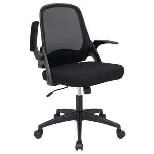 Pemberly Row Mesh chaise de bureau réglable fauteuil d'ordinateur roulant noir