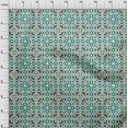 thumbnail image 2 of oneOone Cotton Poplin Fabric Floral Flame Stitch Print Sewing Fabric BTY 42 Inch Wide, 2 of 3