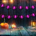 thumbnail image 2 of Agiferg Halloween Lights 19.7FT 40 LED Waterproof 3D Ghost Battery Operated String Lights Cute Light For Window Indoor Outdoor Decor Halloween Party Decorations, 2 of 9