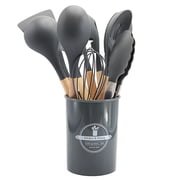 Pans for Cooking Cooking Non-Stick Pan Storage Bucket Wooden Handle Kitchenware 12-Piece Kitchenware Set Baking Pans Set