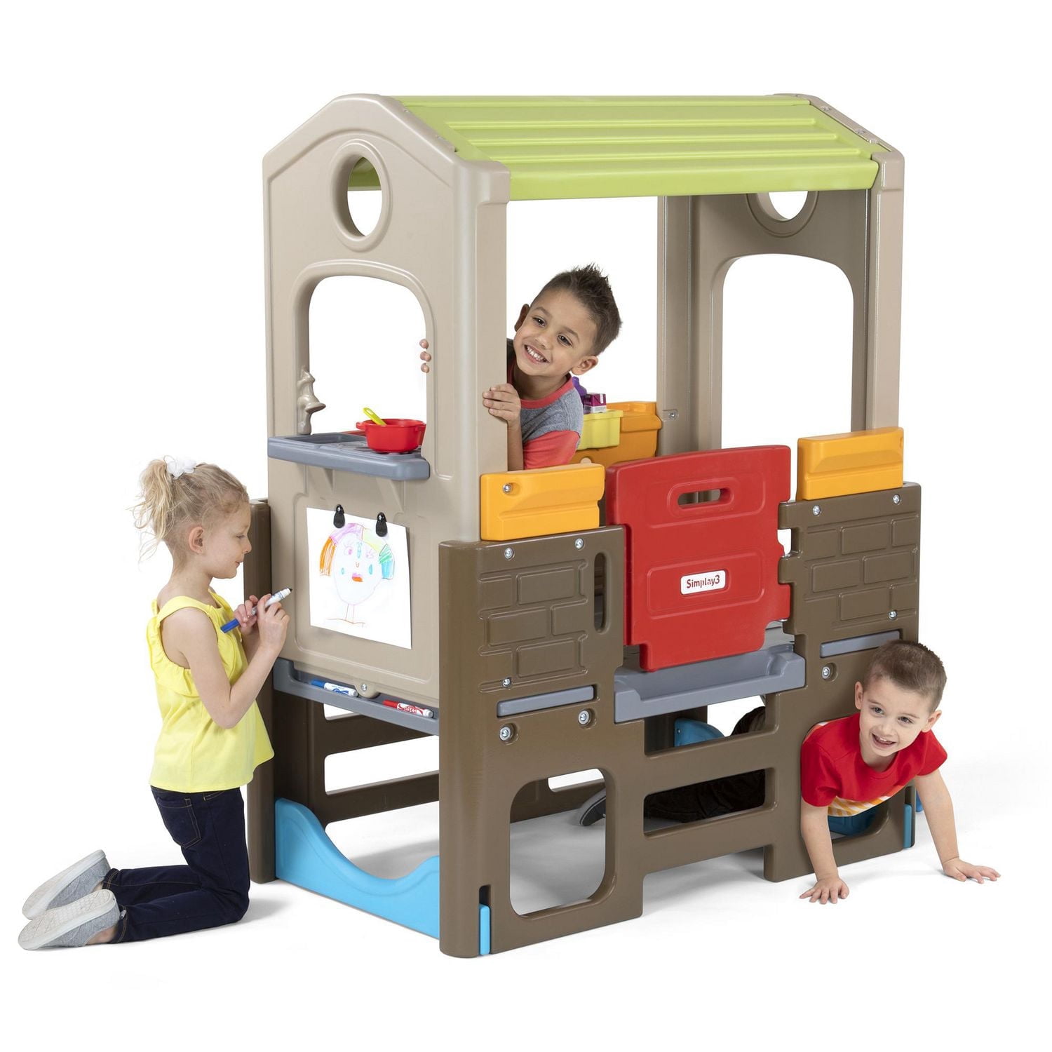 Simplay3 Young Explorers Indoor Outdoor Discovery Playhouse