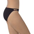 thumbnail image 2 of Vanity Fair Womens Body Shine Illumination String Bikini, 5, Midnight Black, 2 of 2