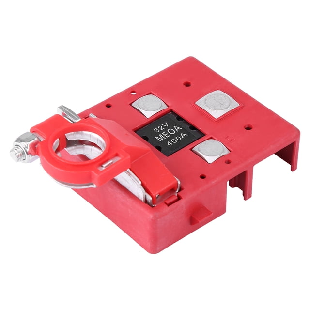Battery Terminals Clamps, 32V 400A Black + Red Plastic + Metal Car Battery Terminals Clamp For Vehical