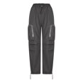 thumbnail image 4 of LOVZFMLL Women's Jumpsuit, Solid Color Off Shoulder Short Sleeve Loose Jumpsuit Gray, 2XL, 4 of 9