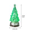 thumbnail image 4 of Lksixu Crystal Christmas Tree, Christmas Decorations 5.1" Pre-lit Tabletop Christmas Tree Figurine with LED Lights, Battery Operated Glowing Xmas Tree Night Lamp Table Centerpiece for Holiday Party, 4 of 7