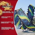 thumbnail image 3 of Green Dragon Poi Silk-like Exercise Dragon Poi, 3D Wu Long Dragon Ribbon Streamer, Flinging The Dragon Spiral Practice Ribbon Streamer For Kids, 3 of 7