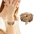 thumbnail image 1 of SIfdSeng Stackable Bead Bracelets Ladies Mens Stretch Multilayer Bracelet Set Multicolor Jewelry Silver Bracelet Stack for Women Glow Bracelets 925 Sterling Silver Bracelet, 1 of 5