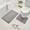 E, variant on Pebble Texture Coral Fleece Bathroom Rug Set with Non-Slip Backing, Absorbent Foam Mat for Toilet Floor, Machine Washable, 2-Piece