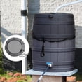 thumbnail image 3 of Garoy 1 Pcs Mesh Cover for Rain Barrels with Drawstring,Rain Barrel Netting Screen to Collect Rainwater from Gutter,Keeps Leaves and Debris from Falling into Rain Barrels for Outdoor Garden-23.6 Inch, 3 of 8