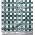 thumbnail image 1 of Soimoi Cotton Poplin Fabric Semi Circle & Square Geometric Decor Fabric Printed Yard 56 Inch Wide, 1 of 3