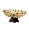 thumbnail image 4 of Lipstore Fruit Bowl Candy Plate Household Kitchen Counter for Candies Snacks Desserts L Brown, 4 of 8