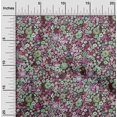 thumbnail image 2 of oneOone Velvet Maroon Fabric Asian Ditsy Flower Sewing Craft Projects Fabric Prints By Yard 58 Inch Wide, 2 of 4
