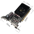 thumbnail image 3 of GT730 Graphics Card , 64Bit 810MHZ 2GB DDR3 Graphics Card, 2560x1600 PC Video Card, PCI Express 2.0, with DVI I, VGA, HDMI Interface (GT730 2GB GDDR3), 3 of 7