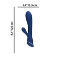 thumbnail image 4 of Wellness Essentials Dual Secrets Massager Rabbit Vibrator Massager Set with Free Bonus Lubricant (ID Glide Water Based Personal Lubricant, 1 oz), 4 of 4