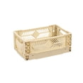 thumbnail image 2 of TIMIFISDesktop Folding Storage Basket Kitchen Household Refrigerator Industrial Style Coffee Corner Sundry Organising Basket Stackable Small Size, 2 of 6