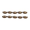 thumbnail image 2 of Esquirla 1:6 Scale 10pcs Mini Door Knobs Handles Dollhouse Miniature DIY Accessory Bronze, 2 of 5