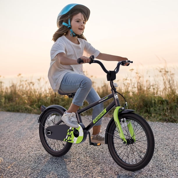 OLAKIDS Vélo pour Enfants, Vélo pour Tout-Petits de 12 14 16 18 Po avec Roues Stabilisatrices, Selle et Guidon Ajustables, Frein à Main et Frein à OLAKIDS Vélo pour Enfants, Vélo pour Tout-Petits de 12 14 16 18 Po avec Roues Stabilisatrices, Selle et Guidon Ajustables, Frein à Main et Frein à